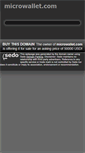 Mobile Screenshot of microwallet.com